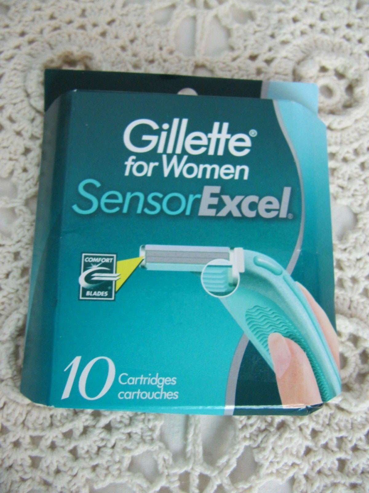 Gillette Sensor Excel Razor Blades for women 10 Pack (10 packs of 10) save  $