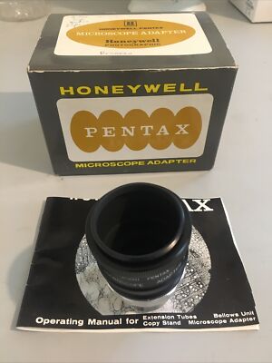 Honeywell Pentax 25mm Microscope 42mm Camera Adapter Cat. No. 7091