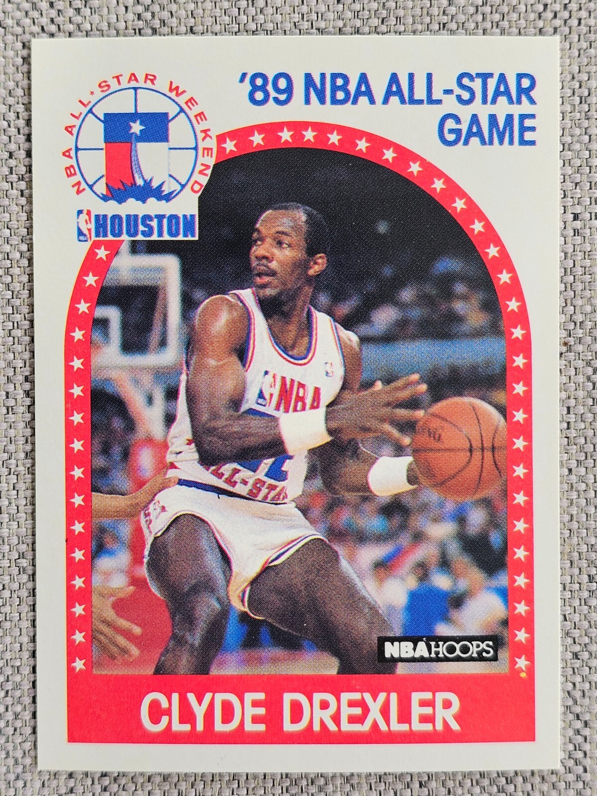 CLYDE DREXLER 1989-90 NBA HOOPS ALL-STAR GAME BASKETBALL
