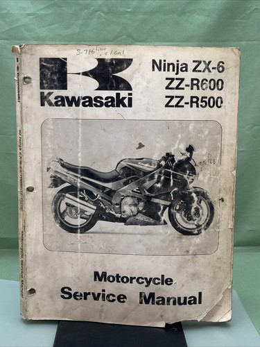 user GENUINE KAWASAKI 99924-1128-01 SERVICE MANUAL NINJA ZX-6, ZZ