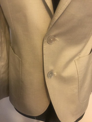 Ralph Lauren Boys Tan Dress Jacket Size 12R Formal.