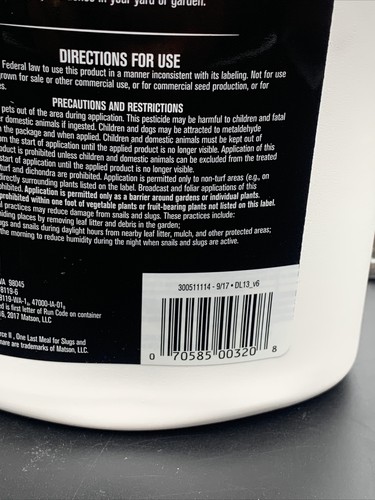 Discontinued The Deadline Force II Slug and Snail Killer 32 OZ
