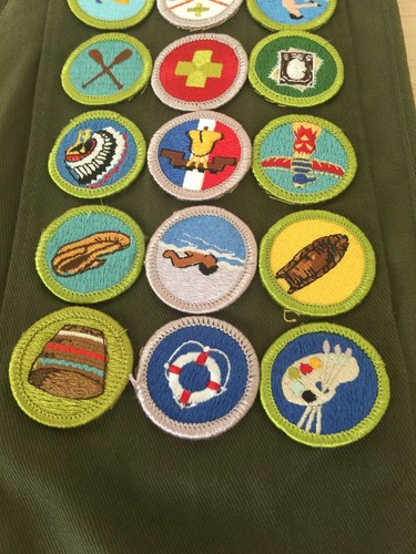 Boy Scouts of America Scarf With Patches