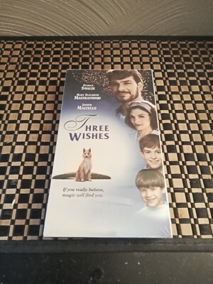 Three Wishes (VHS, 2000) Patrick Swayze. New. B1 