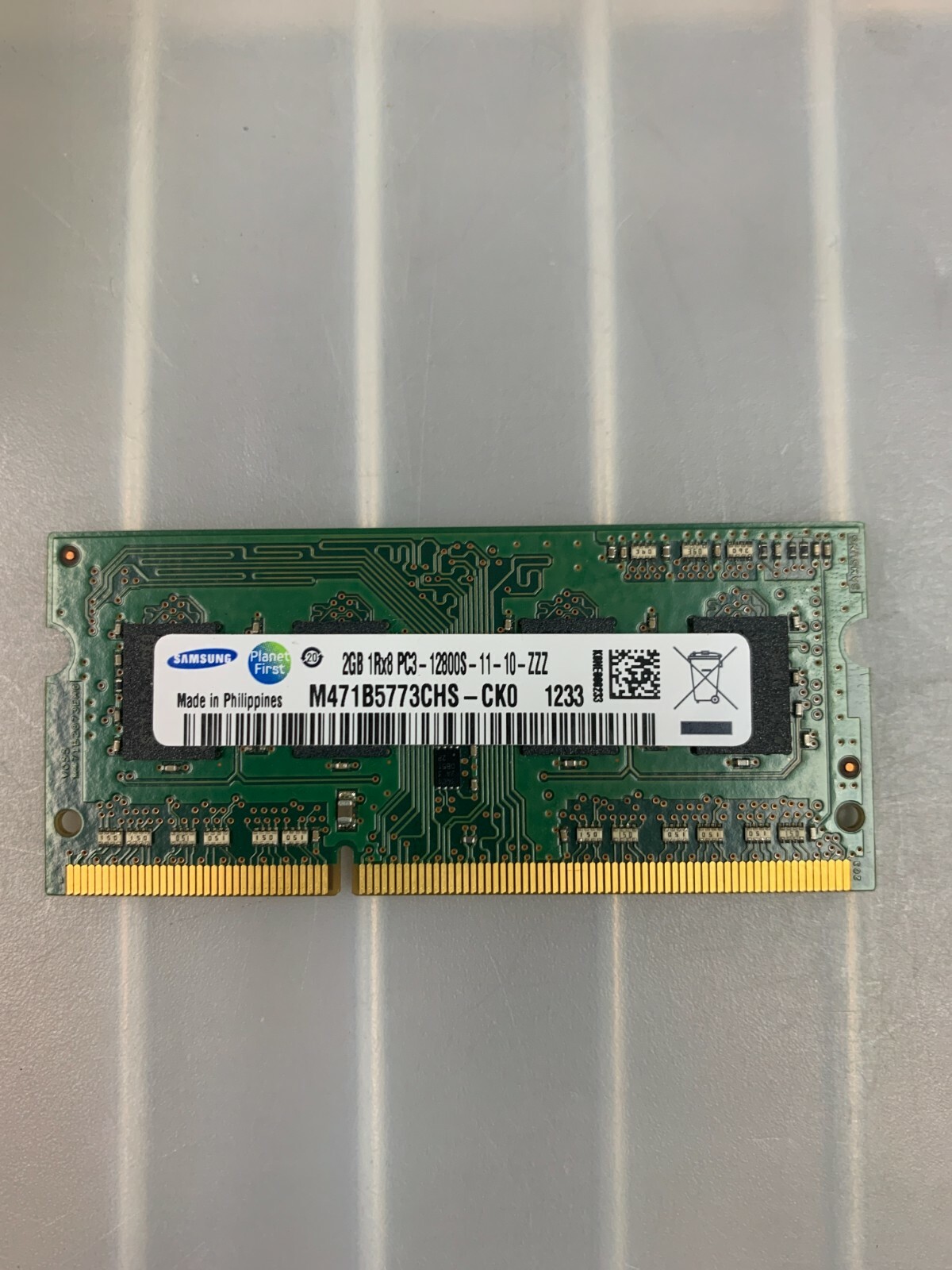 Samsung 2 GB SO-DIMM 1600 MHz PC3-12800 DDR3 Memory