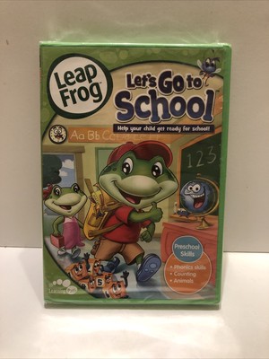 NEW Sealed Leap Frog Let's Go to School DVD Preschool Skills Phonics Counting