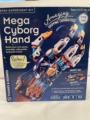 Thames & Kosmos Mega Cyborg Hand Kit - New In Box-Multicolor