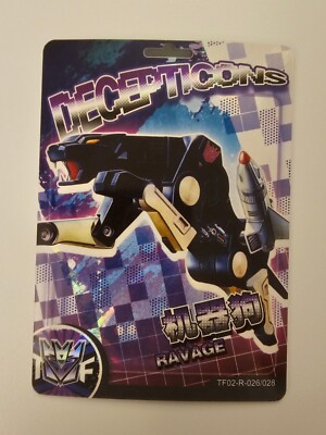 Ravage TF02-R-026/028 Kayou Transformers Cybertron Collection official