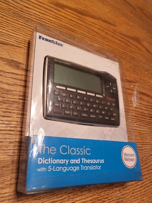 Franklin Dictionary Thesaurus Spell Check Classic MWD-1510 5 Language Translator