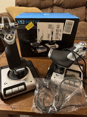 Logitech Saitek X52 Flight System - Black (945-000025)New System; Never Used