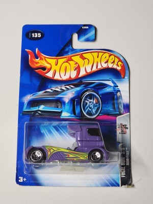 Hot Wheels Semi-Fast Final Run Series 2003 Mattel 3/5 Purple Yellow Graphics