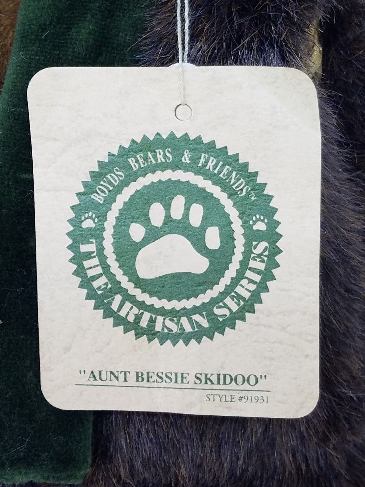 Boyds Bears & Friends Plush, Aunt Bessie Skidoo, The Artisan Series, #91931