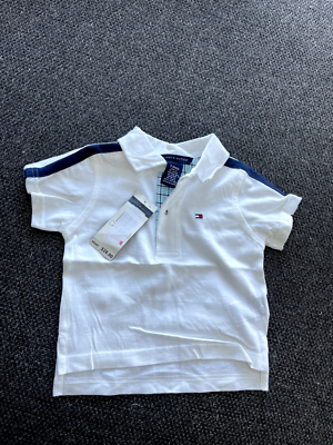 White polo shirt 3-6 clearance months
