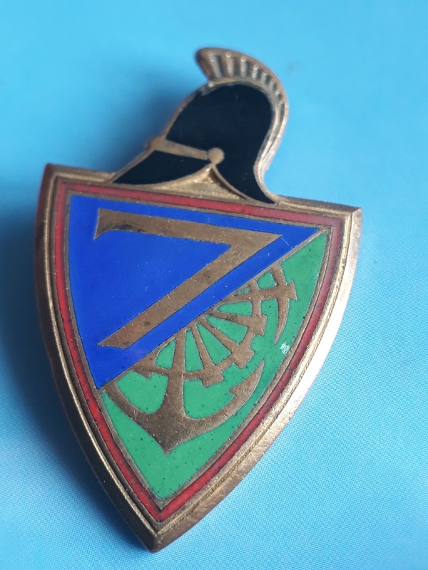 Insigne Militaire RÃGiment GÃNie 7 Rg ArmÃ©E France Drago Paris H 214 Badge