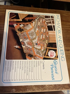 Creative Patterns Patchwork and Quilting Bookley  -27 pgs. from 1975