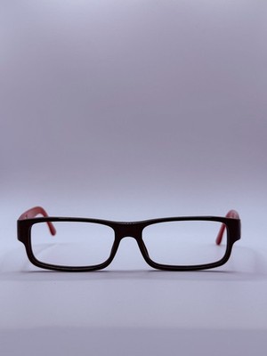 Ralph Lauren Polo 2058 5245 54-15-140 Schwarz Rot Rechteckig Brille Gestell