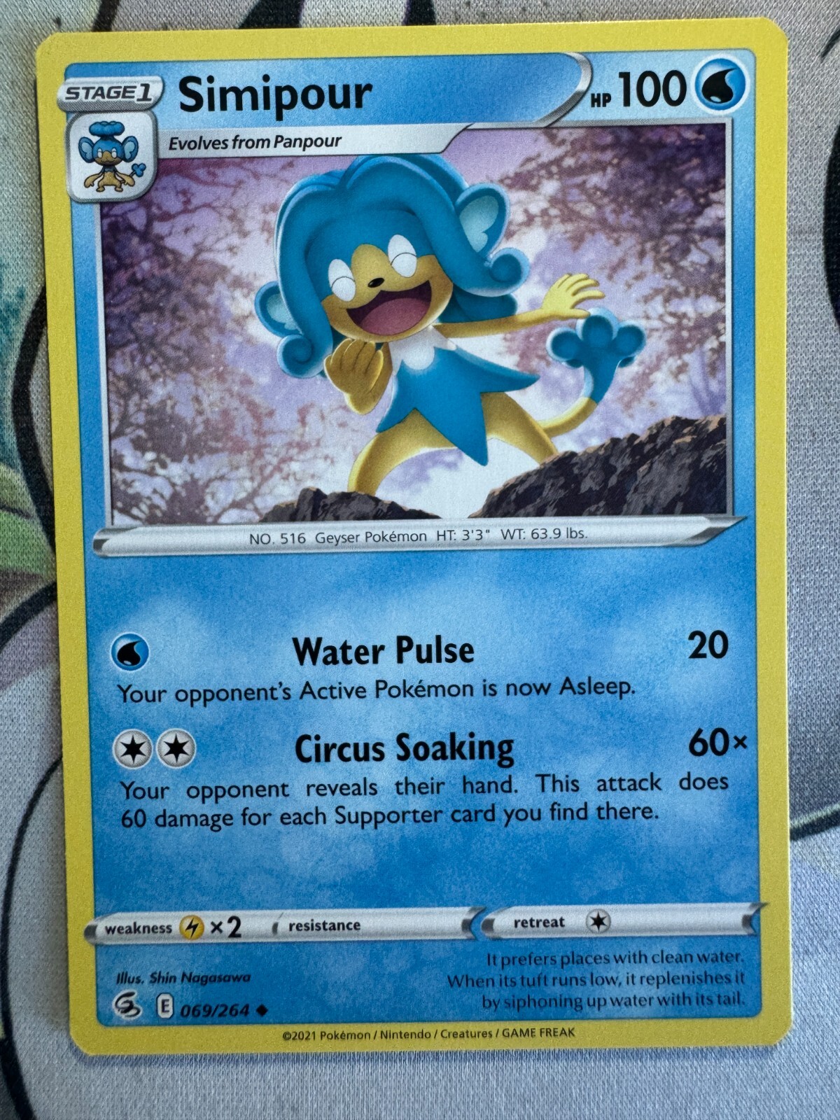 Simipour Non Holo English Pokemon TCG BKZ461 | eBay