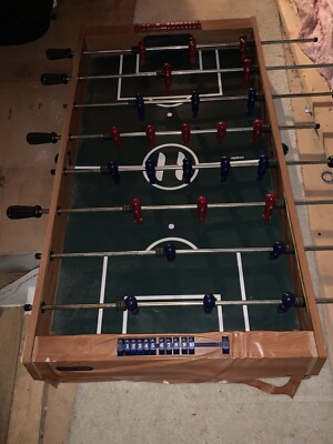 1 Harvard Table Top Foosball Table 1 One Nok Hockey Board -LOCAL PICKUP ONLY