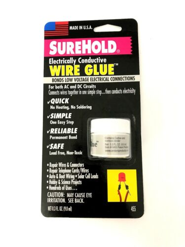 Surehold Electrically Conductive Wire Glue - Low Voltage Connections - 78-SH-455