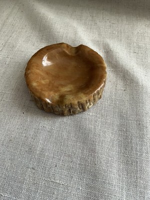 Vintage Genuine Italian Albaster Ashtrays - Set of 2