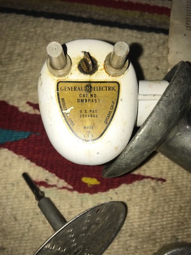 Vintage GE Motor Meat Grinder Mixer Cat. No. M9P304 Parts