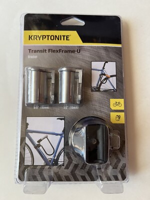 Kryptonite 'Transit FlexFrame-U' Bicycle U-Lock Mounting Bracket, New Sealed