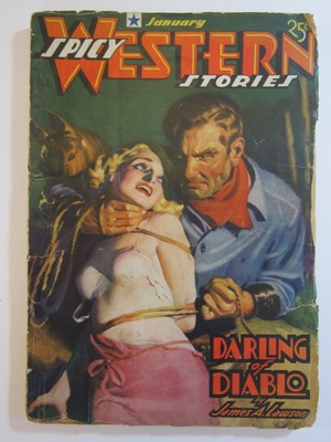 Spicy Western Stories Pulp v. 1 #3, Jan. 1937  GD/VG 3rd Scarce Issue!
