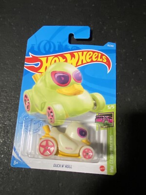 Hot Wheels- 2020 Duck N Roll Glow in the Dark - 5/5 HW Glow Racers