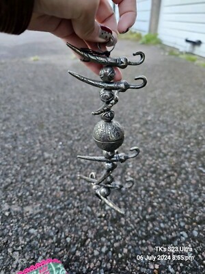 Kartique Royal Nimbu-Mirchi Totka To Ward Of Evil Eye And Spirits Metallic...