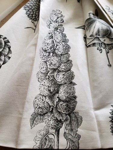 GASTON  / BRUNSCHWIG Fabric Remnant - GUAYANA / BOTANCIAL - 60x35 - SPAIN  $176