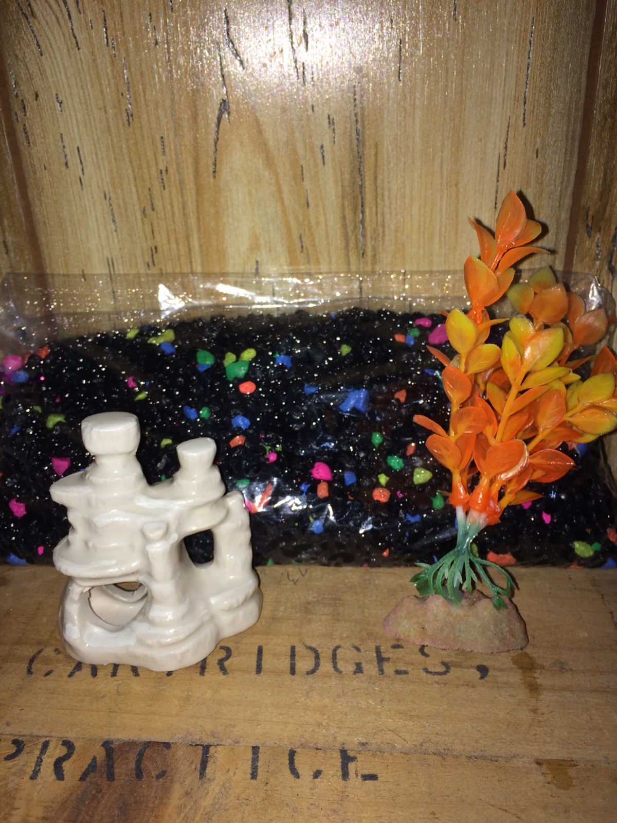 Aqua Culture 1 Gallon Corner View Aquarium