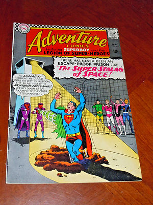 ADVENTURE COMICS #344 (1966) FINE cond (6.0)  LEGION of SUPER-HEROES   