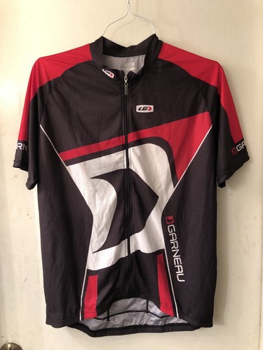 LG Louis Garneau Big Logo Full-zip Bike Jersey Men's Size XXL