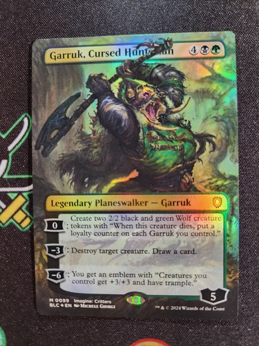 EXACT CARD PICTURED Garruk Cursed Huntsman BLC 0099 MTG