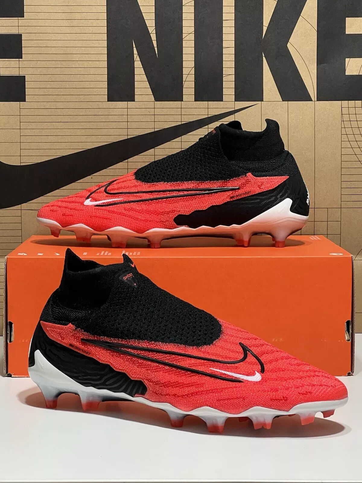Nike Phantom GX Elite DF FG P Ярко-малиновый, красный, черный FD0261-600 sz 7 Мужские