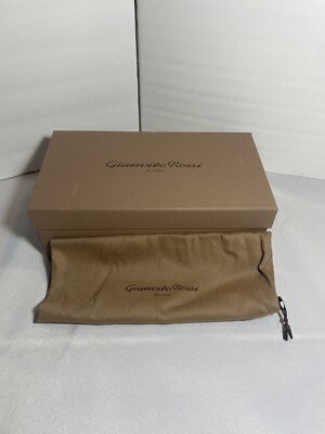 Gianvito Rossi Milano Empty Shoe Box 12x6.5x4.25  Dust Bag Logo Tissue Card Card