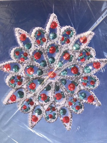 Mary Maxim Beaded Suncatcher Plastic Canvas 10856 Makes 2