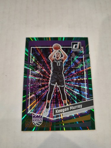 2023-24 Panini Donruss - Holo Green Laser #32 Keegan Murray