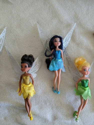 Disney's TinkerBell & the Great Fairy Rescue 5 Inch Dolls Complete Set RARE