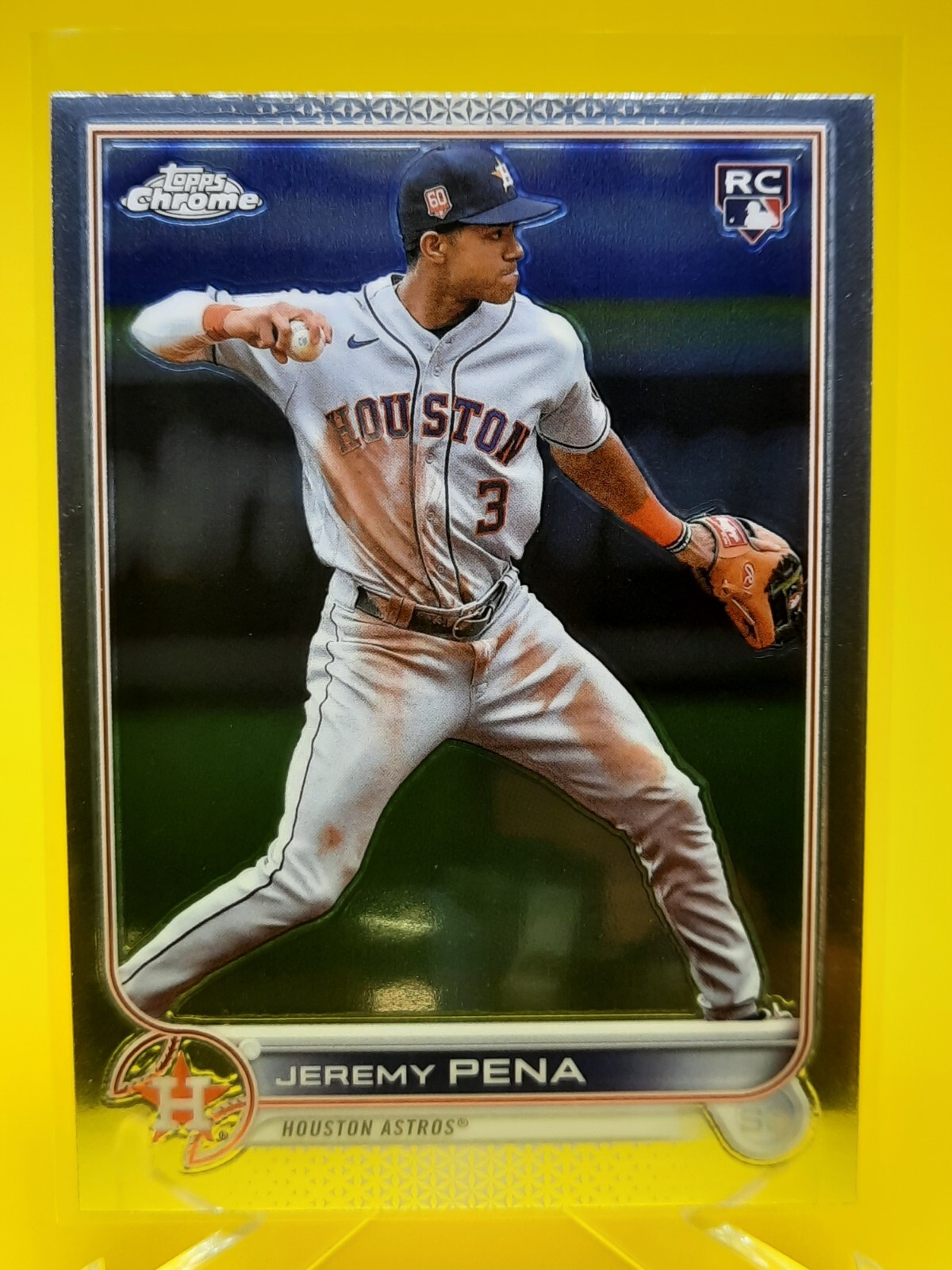 Topps Update MLB Jeremy Pena Auto RC レデ MLB 2022 Topps Update Chrome Jeremy Pena Trading Card USC126