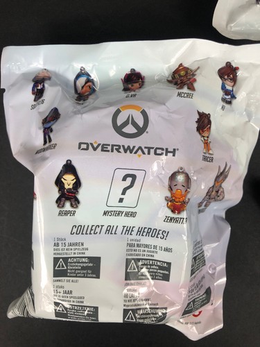 Blizzard Overwatch Backpack Hangers Mystery Pack - Lot of 3