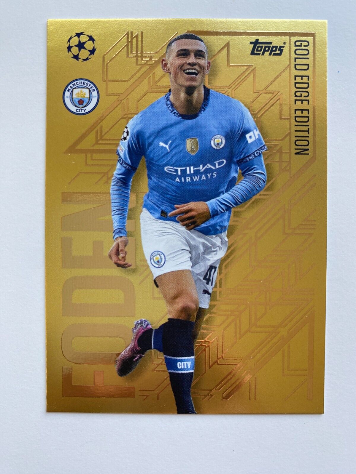 TOPPS MATCH ATTAX 2024-2025 24/25 PHIL FODEN MAN CITY GOLD TOPPS MATCH ATTAX 2024-2025 24/25 PHIL FODEN MAN CITY GOLD