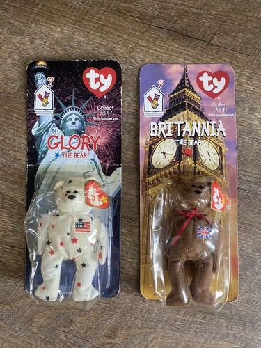 【レア】マクドナルド　teenie BEANIE BABIES McDonald's Ty International Teenie Beanie Baby Bears Full