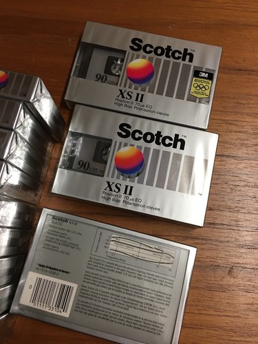 x26 SCOTCH XS II 90 Vintage Sealed Cassette Tapes