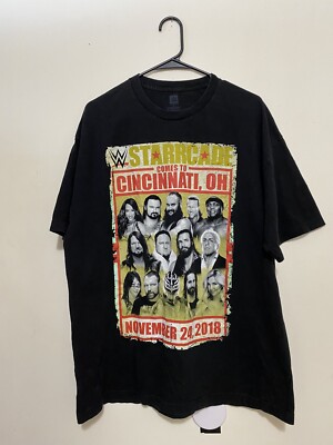 WWE Starrcade Adult Mens XL T-shirt Cincinnati November 2018 I Was There Rare  