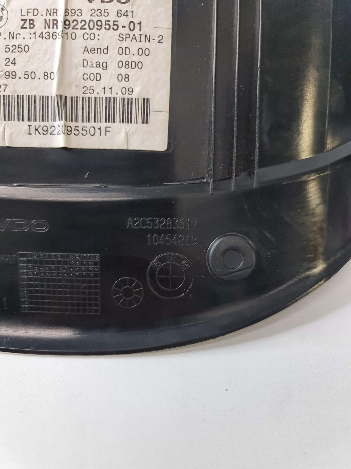 0 Bmw Genuine Instruments Combination Uncoded X1 E84 E90 E91 E92 62109316119 image 5