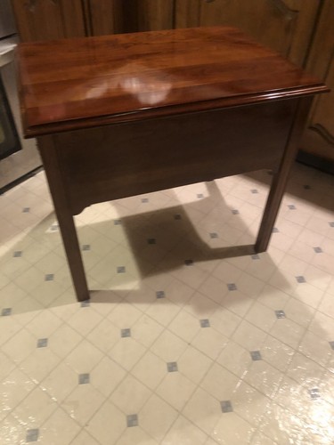 Solid Cherry Stickley End Table In Great Condition.