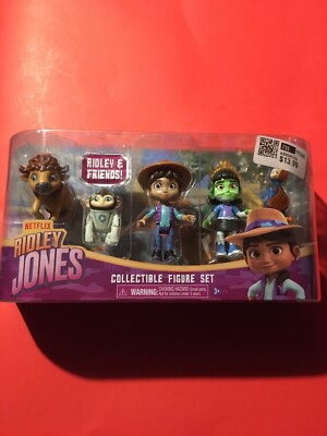 Netflix Ridley Jones And Friends Collectible Set 5-Pack of Ridley Jones Figures