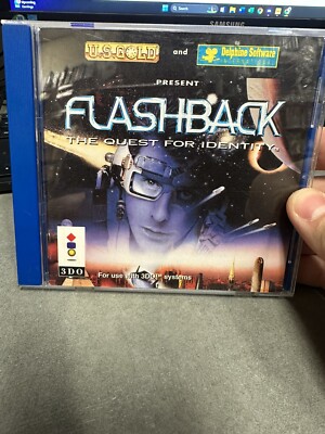 Flashback: The Quest for Identity (3DO, 1993) **GAME AND MANUAL ONLY**