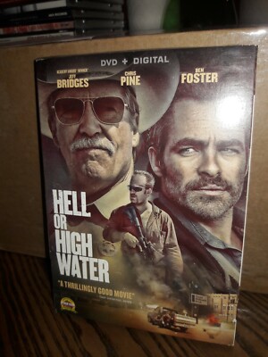 Hell or High Water [New DVD] JEFF BRIDGES. CHRIS PINE. BEN FOSTER. W/ SLIP COVER